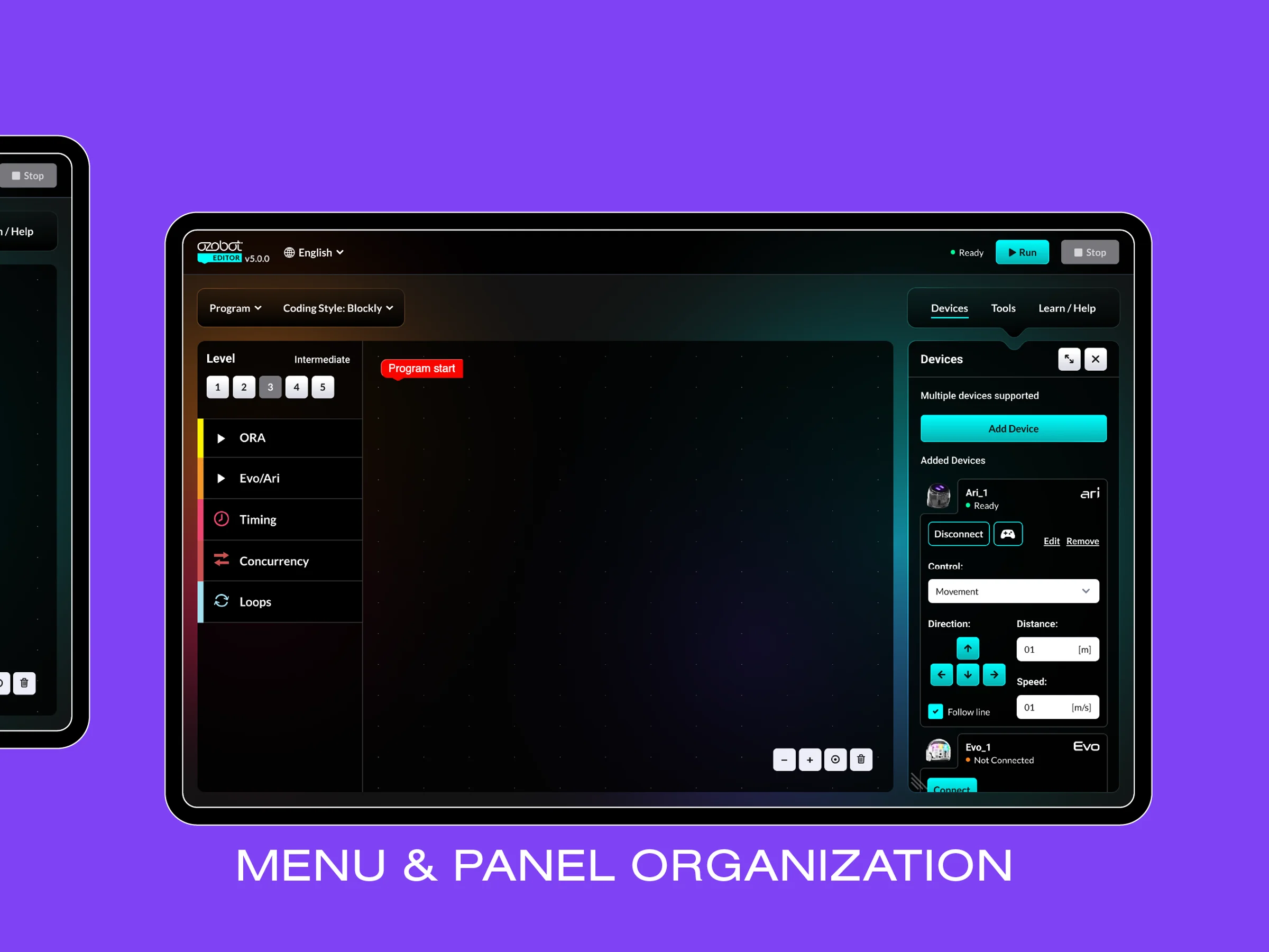 Ozobot Editor — Brand for a Coding Platform — Creator Tool & UI